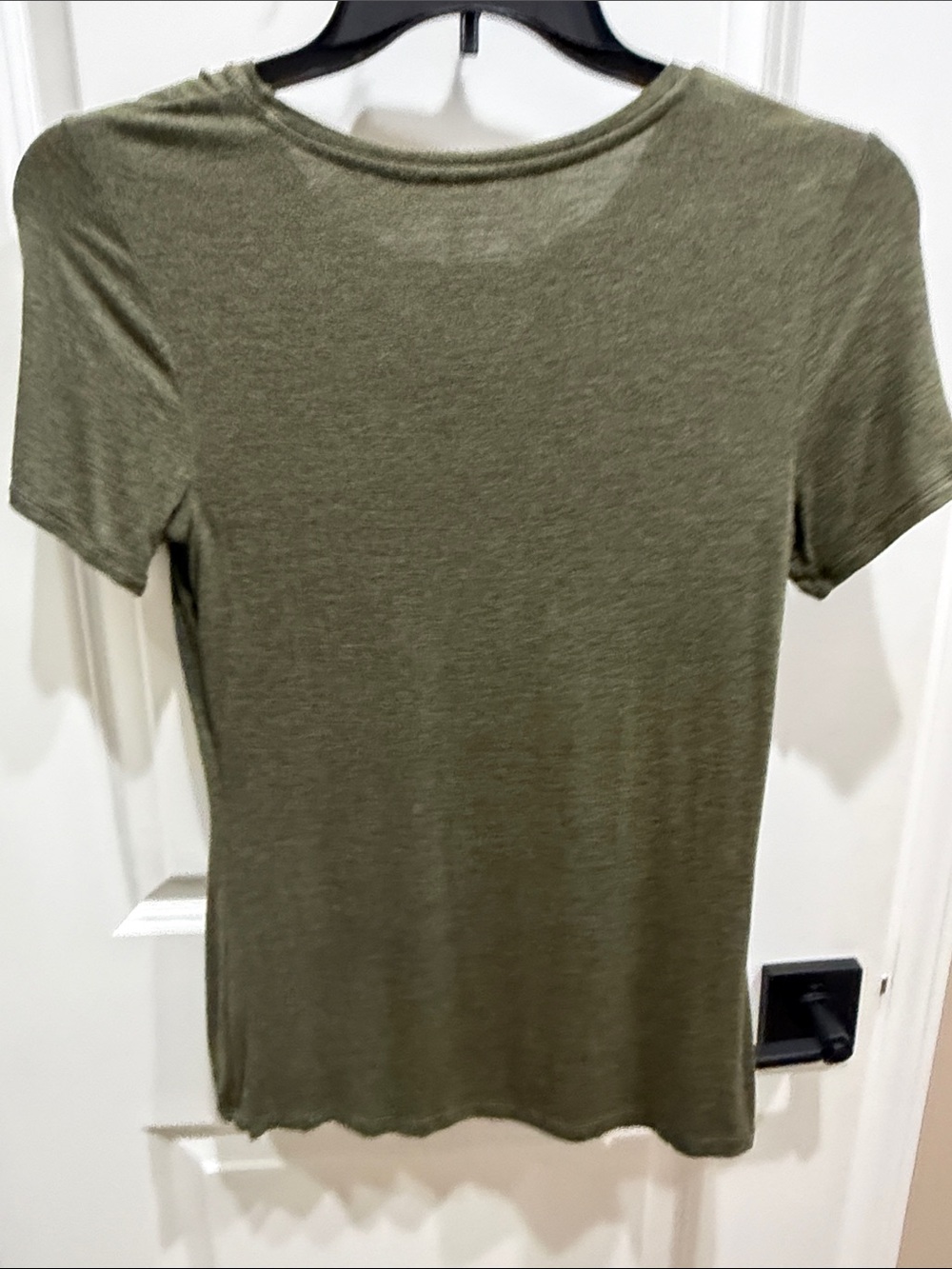 Nine West Olive Crewneck Short Sleeve Tee - Picture 3 of 3